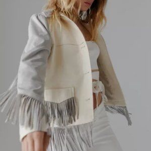 UO Arden Faux Leather Western Jacket